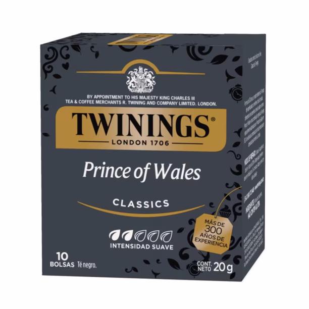 TE PRINCE OF WALES (ETIQ. NEGRA) DISP 12 X 10 X 2 GRS